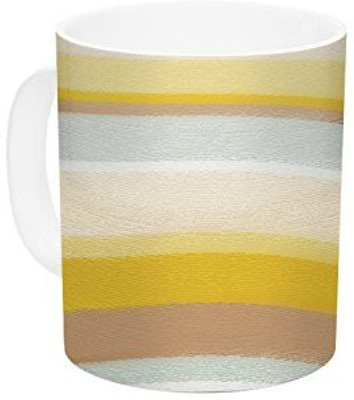 

Kess InHouse InHouse Nika Martinez Desert Waves Ceramic Coffee, 11 oz, Multicolor Ceramic Mug(60 ml)