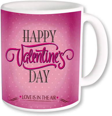 

Heyworlds happy valentine day gifts 18 Ceramic Mug(325 ml), Multicolor