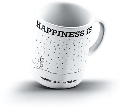 

Ucard Happiness Is1843 Bone China, Ceramic, Porcelain Mug(325 ml)