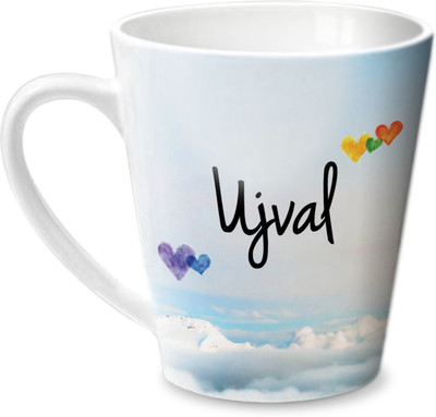 

Hot Muggs Simply Love You Ujval Conical Ceramic Mug(350 ml)
