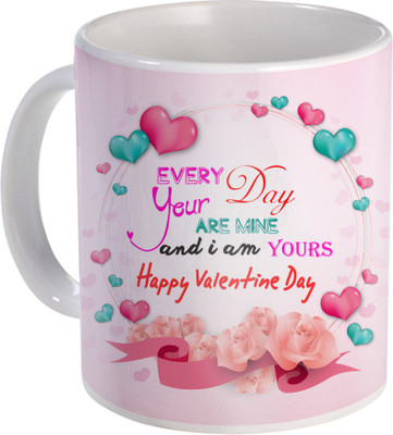 

SKY TRENDS Love Gifts For Your Special Valentine For Girlfriend Boyfriend Wounderful Wife Husband Friend Anniversary Birthday Design033 Ceramic Mug(325 ml), White