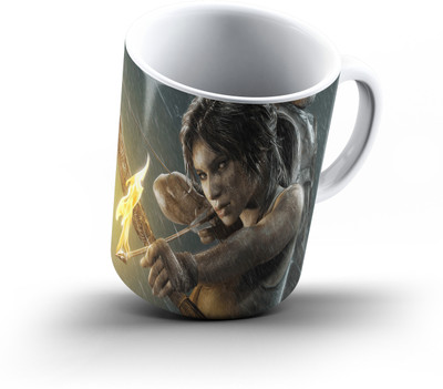 

Ucard Lara Croft Tomb Raider856 Bone China, Ceramic, Porcelain Mug(325 ml), Multicolor