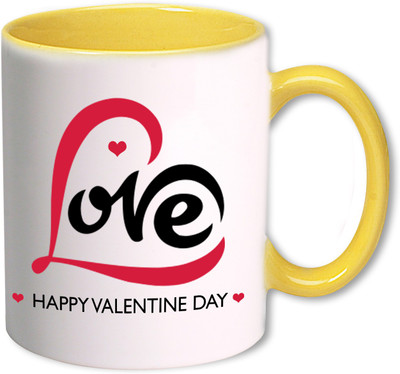 

Heyworlds love you valentine day gifts 0041 Ceramic Mug(325 ml), Multicolor