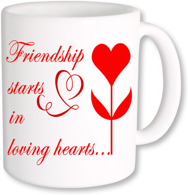 

PhotogiftsIndia Happy Friendship Day 048 Ceramic Mug(350 ml), Multicolor