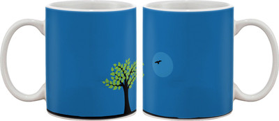 

Artifa Night Tree Porcelain, Ceramic Mug(350 ml), Multicolor