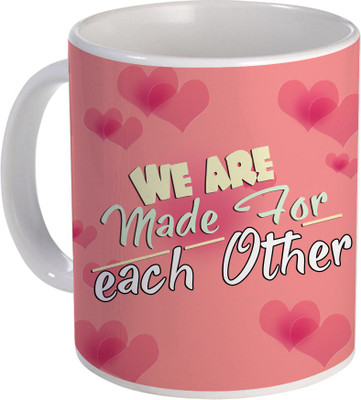 

SKY TRENDS Can't Help Falling in Love mug Best Gift for Valentine's Day, Her, Girlfriend,boy friend,husband, Wife,Birthday, Anniversary,Christmas or Any Holidays Design 040 Ceramic Mug(320 ml), Blue;white