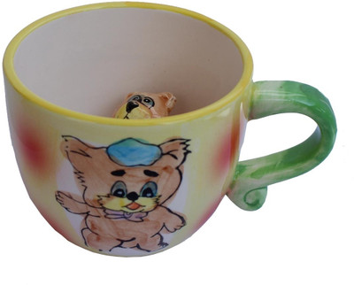 

Aarzool Love Ceramic Mug, Green;orange;yellow