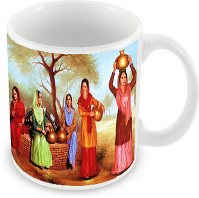 

Sleep Nature's SN-MG-80 Ceramic Mug(350 ml), Multicolor