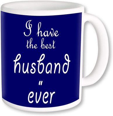 

PhotogiftsIndia Best Husband Ever Coffee Ceramic Mug(350 ml), Multicolor