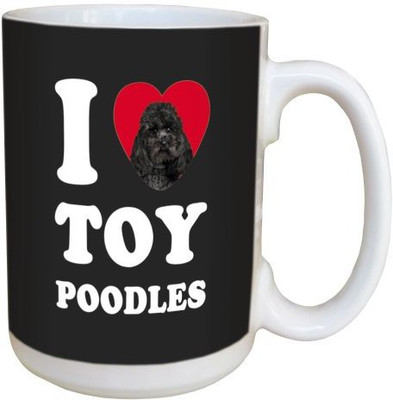 

Tree Free Free Greetings LM45134 I Heart Toy Poodles Ceramic with Full-Sized Handle, 15-Ounce Ceramic Mug(60 ml), Multicolor