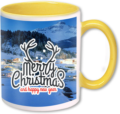 

Heyworlds christmas and new year gifts 0055 Ceramic Mug(325 ml), Multicolor