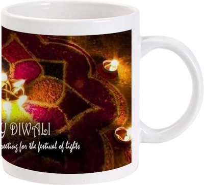 

Lolprint 94 Diwali Ceramic Mug(325 ml)