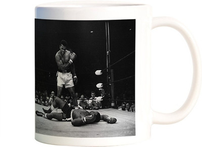 

Rangeele Inkers Muhammad Ali How Great I Am Ceramic Mug(300 ml), Multicolor