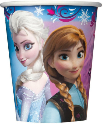 

Unique Disney Frozen Cups Paper Mug(255 ml, Pack of 8), Multicolor
