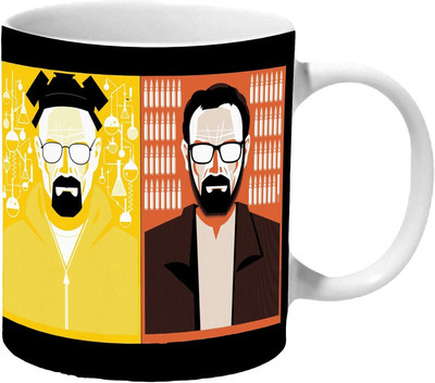 

Mooch Wale Breaking Bad Walter White Poster Ceramic Mug(325 ml), Multicolor