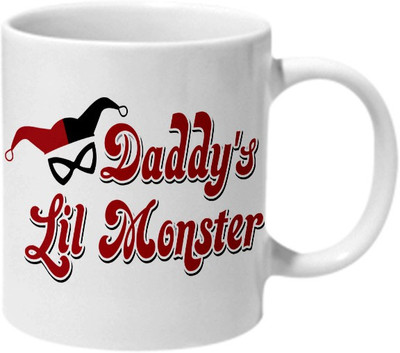 

Mooch Wale Harley Daddys Lil Monster Logo Ceramic Mug(325 ml), Multicolor
