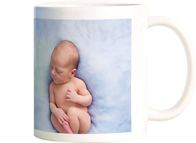 

Rangeele Inkers Cute Sleeping Baby Ceramic Mug(300 ml), Multicolor