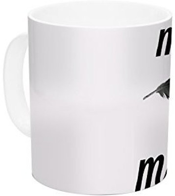 

Kess InHouse InHouse Skye Zambrana Mind Over Matter II Black White Ceramic Coffee, 11 oz, Multicolor Ceramic Mug(60 ml)