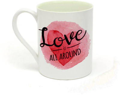 

Sowing Happiness MUG303 Ceramic Mug(350 ml), White