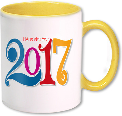 

Heyworlds new year gifts 0058 Ceramic Mug(325 ml), Multicolor