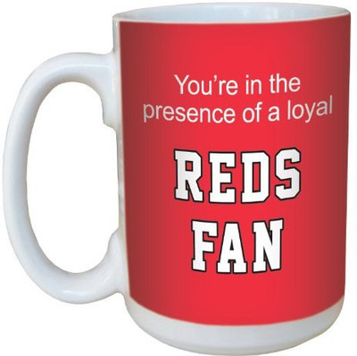 

Tree-Free Greetings Greetings lm44083 Reds Baseball Fan Ceramic with Full-Sized Handle, 15-Ounce Ceramic Mug(60 ml), Multicolor
