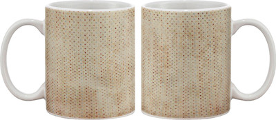 

Artifa Vintage Dots Pattern Porcelain, Ceramic Mug(350 ml), Multicolor