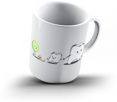 

Ucard Bad Friend298 Bone China, Ceramic, Porcelain Mug(325 ml), Multicolor