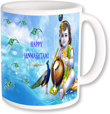 

PhotogiftsIndia Krishna Janmashtami 006 Ceramic Mug(325 ml), Multicolor