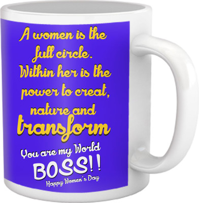 46% OFF on TIED RIBBONS You Are My World Boss Coffee Ceramic Coffee Mug(350 ml) 46% OFF on TIED RIBBONS You Are My World Boss Coffee Ceramic Coffee Mug(350 ml)