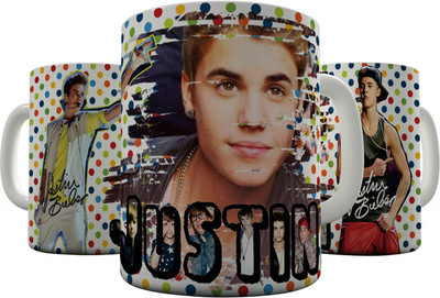 

Shaildha JB03 Ceramic Mug(350 ml), Multicolor