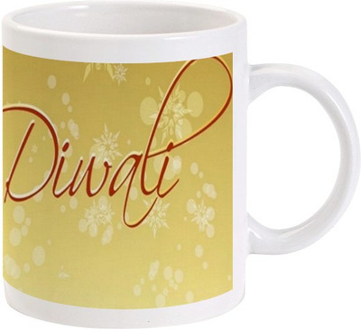 

Lolprint 83 Diwali Ceramic Mug(325 ml)
