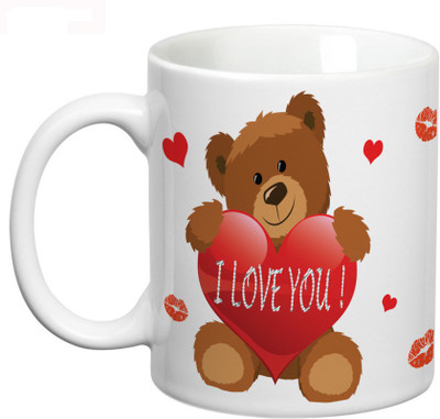 

Prithish Simply The Best Wife Ceramic Mug(330 ml), Multicolor
