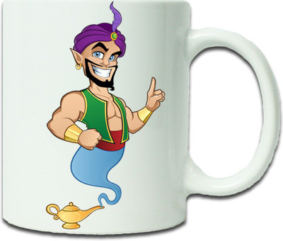 

Maison N Mode Jinny Man Coffee Ceramic Mug(330 ml), Multicolor