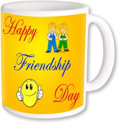 

PhotogiftsIndia Happy Friendship Day 002 Ceramic Mug(350 ml), Multicolor