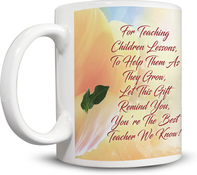 

Ackme Design Teacher, you are the best, teachers Birthday Ceramic Mug(325 ml), Multicolor