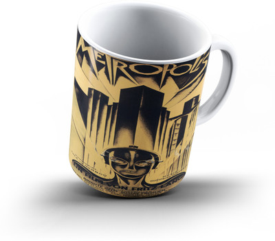 

Ucard Metropolis61 Bone China, Ceramic, Porcelain Mug(325 ml), Multicolor