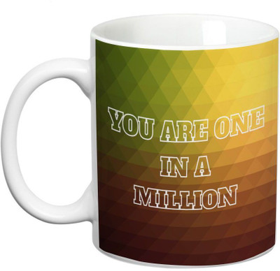 

Prithish One in a Million Ceramic Mug(330 ml), Multicolor