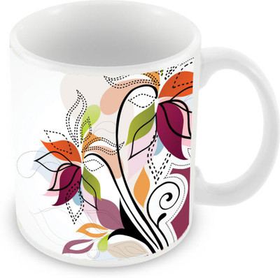 

Sleep Nature's SN-MG-1170 Ceramic Mug(350 ml), Multicolor