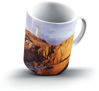 

Ucard PeggyS Cove Nova Scotia Canada2582 Bone China, Ceramic, Porcelain Mug(325 ml), Multicolor