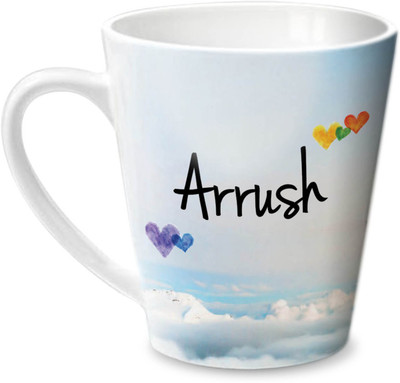 

Hot Muggs Simply Love You Arrush Conical Ceramic Mug(350 ml)