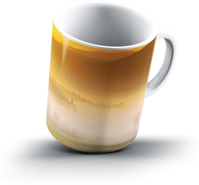 

Ucard Landscape652798 Bone China, Ceramic, Porcelain Mug(325 ml), Multicolor