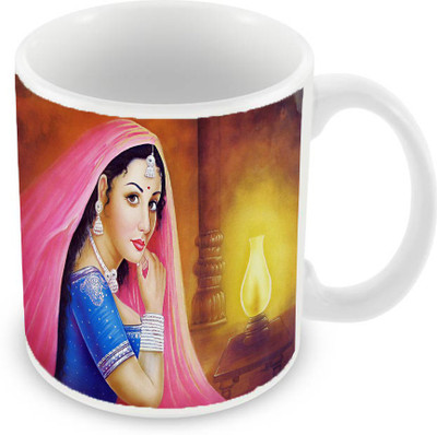 

Sleep Nature's SN-MG-221 Ceramic Mug(350 ml), Multicolor