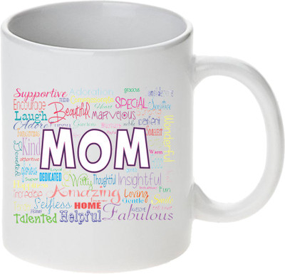

Prithish Amazing Supportive Mom Ceramic Mug(330 ml), Multicolor