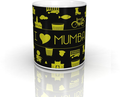 25% OFF on Seven Rays I love Mumbai Ceramic Coffee Mug(350 ml) 25% OFF on Seven Rays I love Mumbai Ceramic Coffee Mug(350 ml)