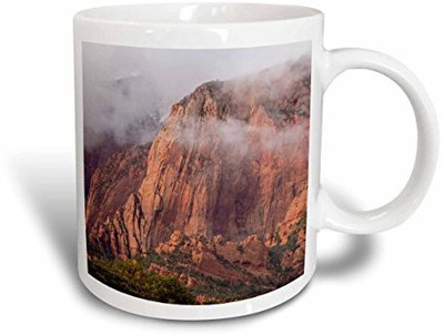 

3dRose Clearing Storm, Kolob Canyons, Zion National Park, Utah Ceramic, 15 oz, White Ceramic Mug(60 ml), Multicolor