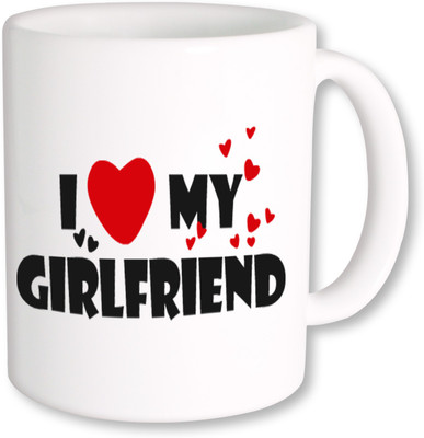 

PhotogiftsIndia I Love My Girlfriend 05 Ceramic Mug(325 ml), Multicolor