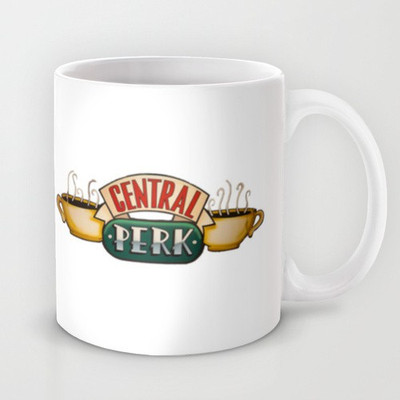

Astrode Friends Central Perk Coffee Ceramic Mug(325 ml), Multicolor