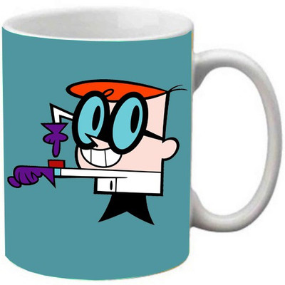 

Maison N Mode White Teeth Cartoon Coffee Ceramic Mug(330 ml), Multicolor