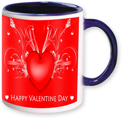 

Heyworlds happy valentine day gifts 0066 Ceramic Mug(325 ml), Multicolor