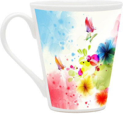 

Homesogood Deceptive Floral Petals Ceramic Mug(355 ml)